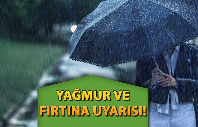 Meteoroloji’den yağmur ve fırtına uyarısı geldi! 17 Kasım Pazar bugün hava durumu nasıl? Ankara, İzmir ve İstanbul’a yağmur yağacak mı?